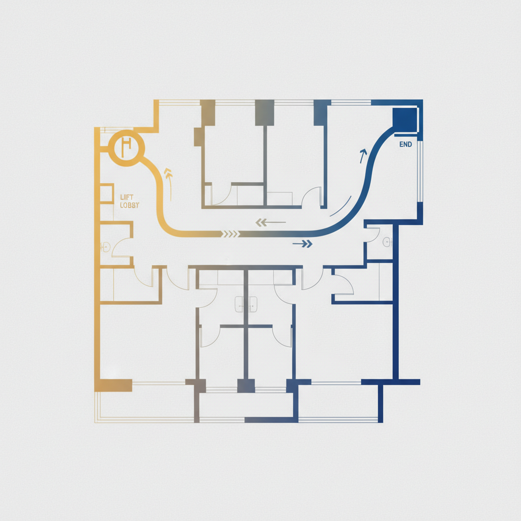 BuyOn 入屋動線規劃圖 - 計算包裝尺寸對比大門、電梯可行性